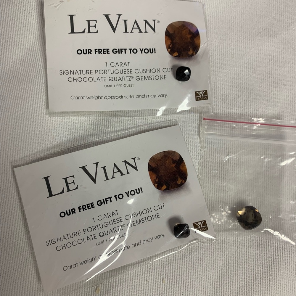 3 LE VIAN chocolate color gemstones